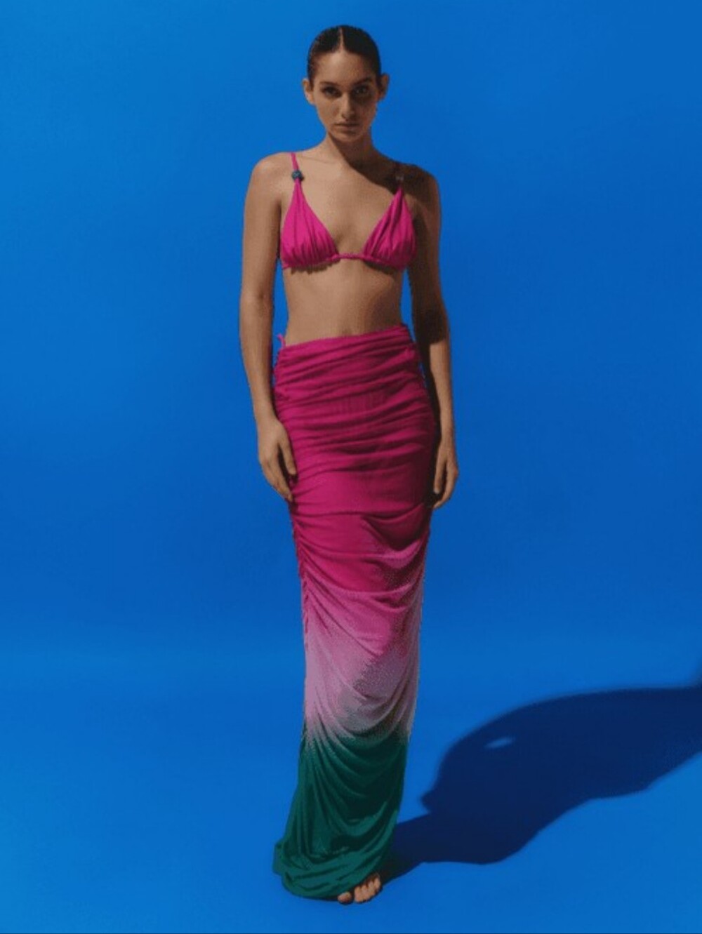 NWT $170 BAOBAB Bahia Pareo Swim Coverup Convertible Skirt/Dress Color Claret XS